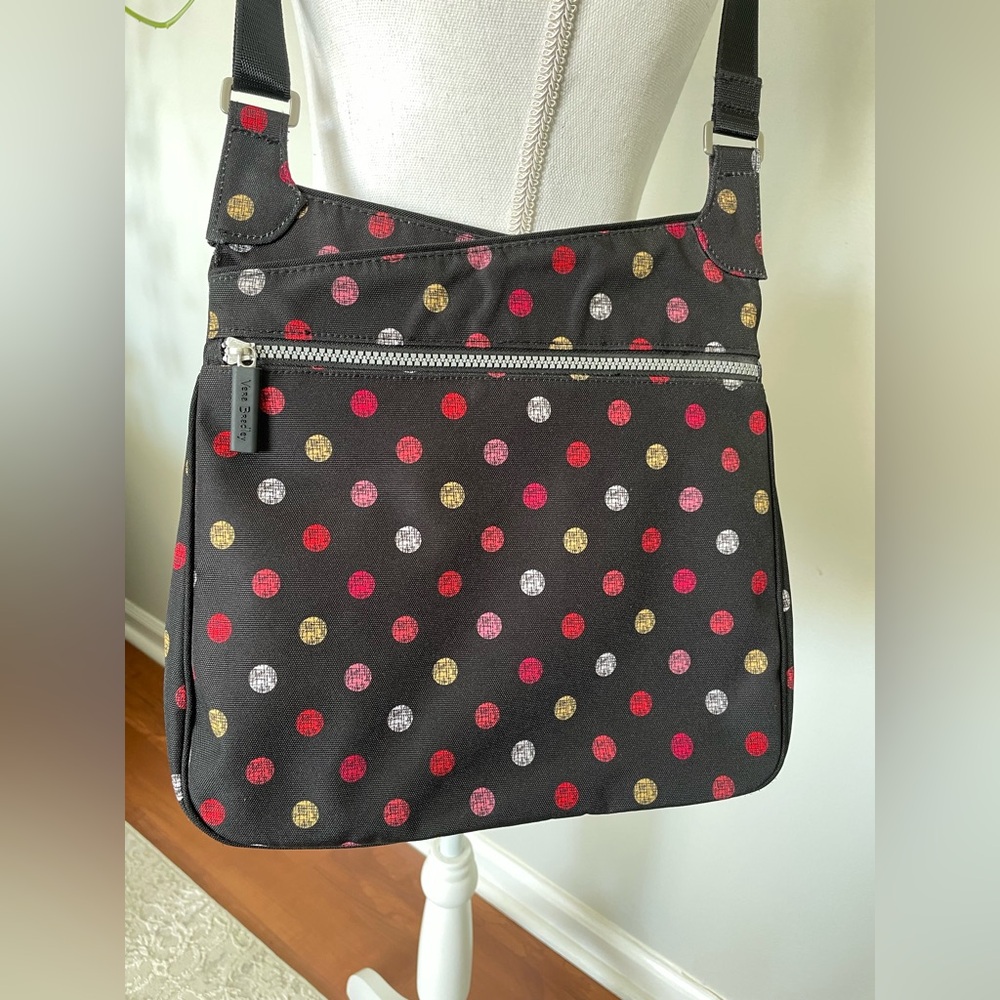 Vera Bradley Lighten Up Slim Crossbody with Havana Dots